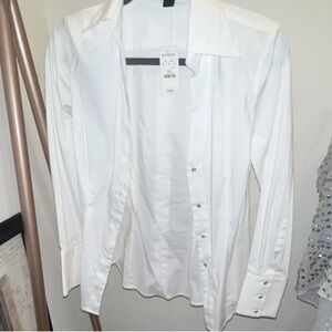 Express White Dress Shirt - Classic Button Front